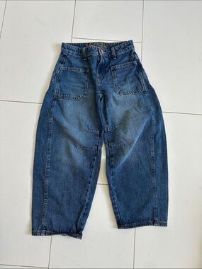 Justice barrel jeans 10 girls